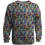 3D свитшот с голографической пленкой