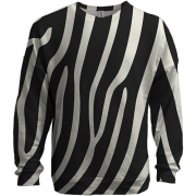 3D свитшот с кожей зебры