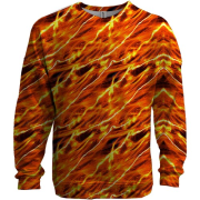 3D свитшот с электрической лавой