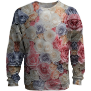 3D світшот з трояндами