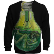 3D свитшот с девушкой в лампочке