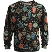 3D світшот з новорічними іграшками (3)