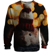 3D світшот з щуром в шапочці 2020