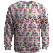 3D свитшот с цветочками