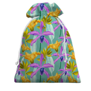 3D Подарунковий мішечок з жовтими квітами