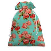 3D Подарунковий мішечок з трояндами на шпалерах