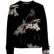 Дитячий 3D світшот з птицею на гілці