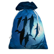3D Подарунковий мішечок з дельфінами