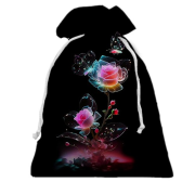 3D Подарунковий мішечок з казковою трояндою