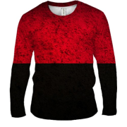 Мужской 3D лонгслив с флагом ОУН