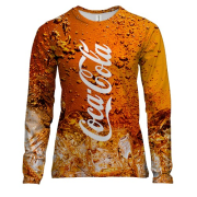 Жіночий 3D лонгслів Coca Cola