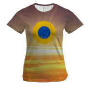 Жіноча 3D футболка Ukrainian air force