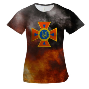 Жіноча 3D футболка ДСНС (2)