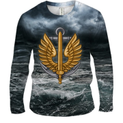 Чоловічий 3D лонгслів Морська піхота