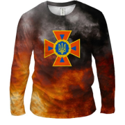 Чоловічий 3D лонгслів ДСНС (2)