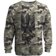 3D світшот Сокіл зі змією (Котофляж)