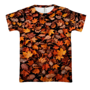 3D футболка Осенние листья