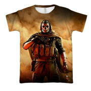 3D футболка Ghost - CoD