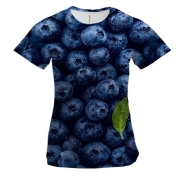 Жіноча 3D футболка Чорниця