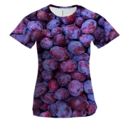 Жіноча 3D футболка Слива