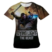 Женская 3D футболка Dying Light 3