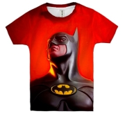 Детская 3D футболка Batman red