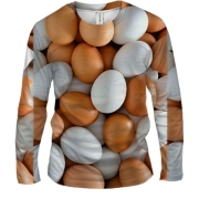 Чоловічий 3D лонгслів Яйця курячі