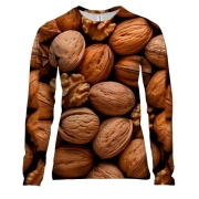 Жіночий 3D лонгслів Грецький горіх