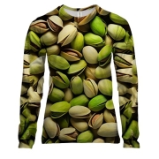 Женский 3D лонгслив Фисташка