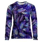 Жіночий 3D лонгслів "MilkyWay" цукерка