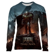 Жіночий 3D лонгслів DOOM TDA