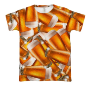 3D футболка Пивной бокал