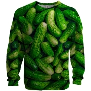 3D свитшот Огурцы