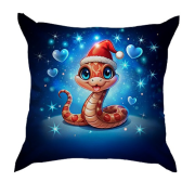 3D подушка з новорічною змією