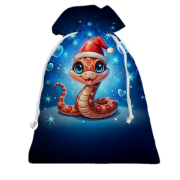 3D Подарунковий мішечок з новорічною змією