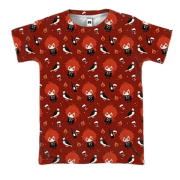 3D футболка Ділюк патерн - Genshin Impact