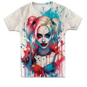 Детская 3D футболка Харли Квинн (2)