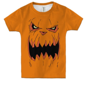 Дитяча 3D футболка Злий гарбуз