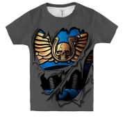 Дитяча 3D футболка Броня Ультрамаринів - WH 40k