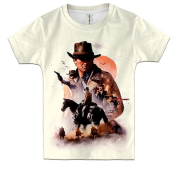 Дитяча 3D футболка Red dead Redemption 2 Art