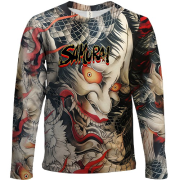 Детский 3D лонгслив Самурай Oni - Yakuza