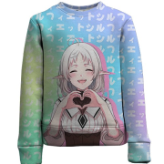 Дитячий 3D світшот Сільфієтта - Реінкарнація безробітного