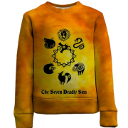 Детский 3D свитшот символы "7 Смертных Грехов"