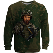 3D світшот зі стилізованим Тарасом Шевченко