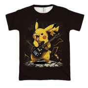 3D футболка з Пікачу - рокером