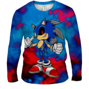 Чоловічий 3D лонгслів SONIC EXE