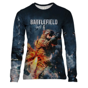 Женский 3D лонгслив Battlefield VI