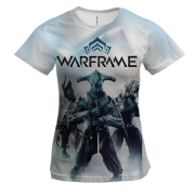 Женская 3D футболка Warframe