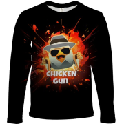 Дитячий 3D лонгслів Chicken Gun