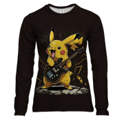 Жіночий 3D лонгслів з Пікачу - рокером